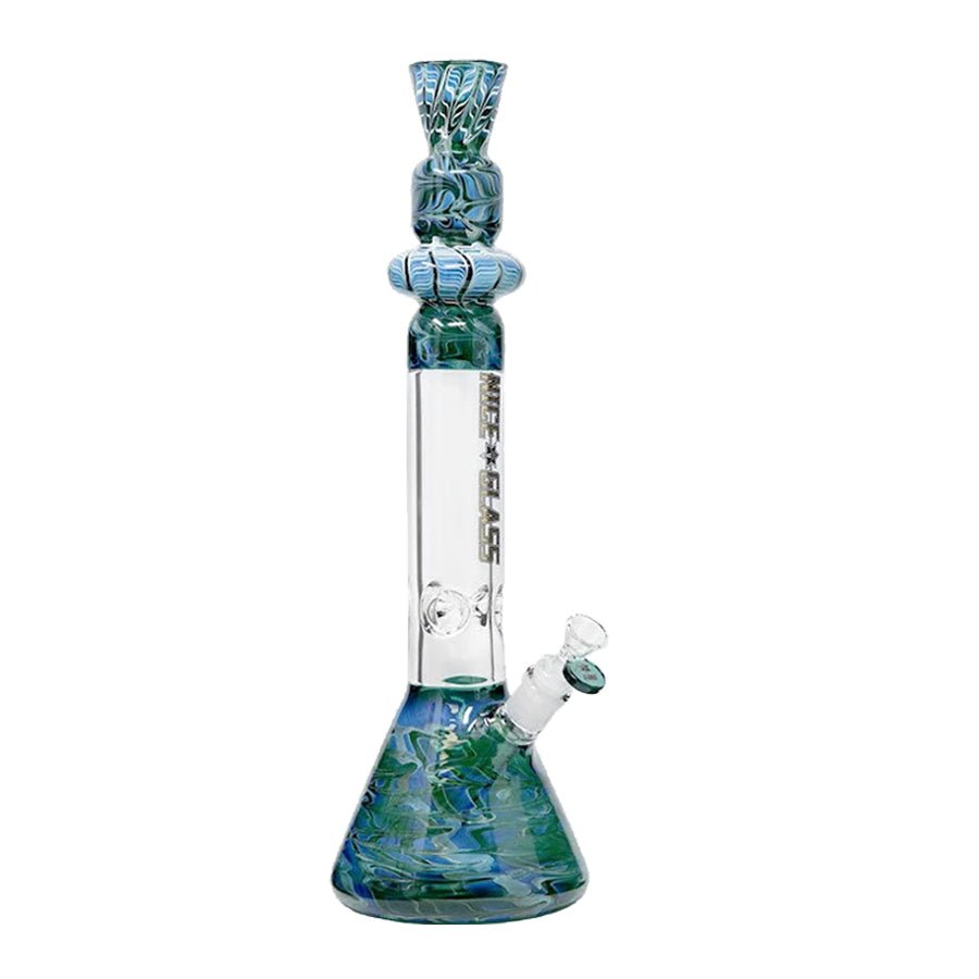 18″ Nice Glass Top Glass Beaker Bong - Image 3