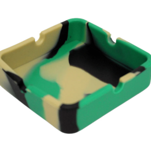 3.2″ Square Silicone Ashtray Assorted Color