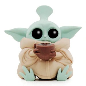 5″ Baby Yoda Silicone Water Pipe