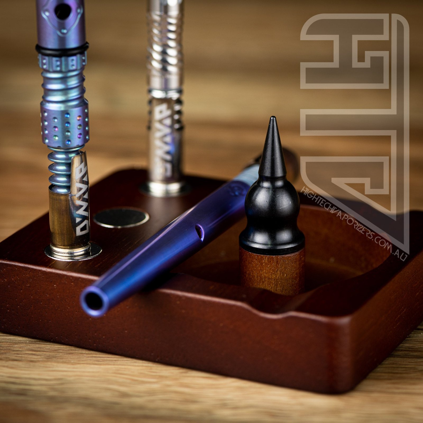 Wooden Debowler Stand W/ Steel Spike (for Dynavap)