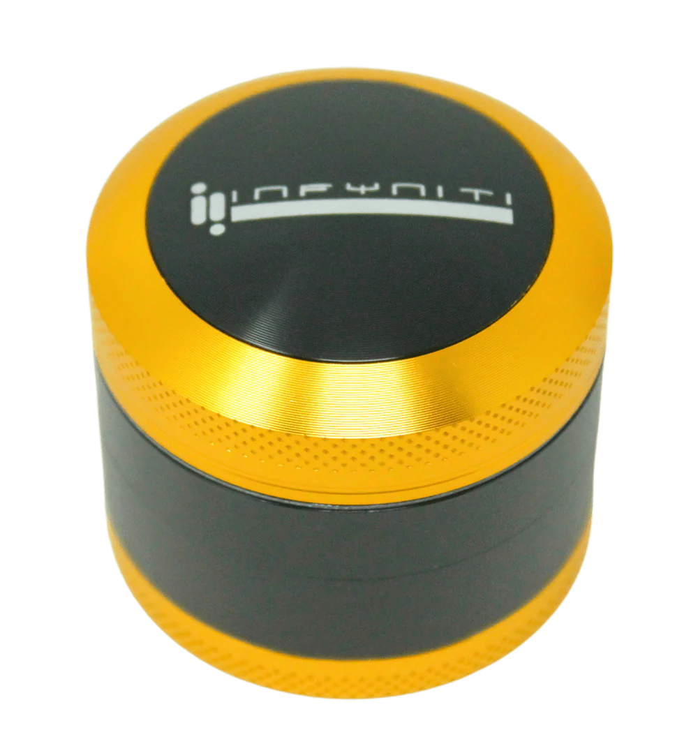 Infyniti Convex 50mm 4-Piece Grinder – Gold