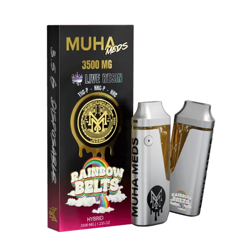 MUHA MEDS RAINBOW BELTS 3500 MG DISPOSABLE
