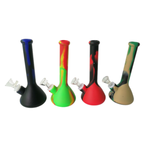 8″ Silicone Beaker w/ Glass Bowl