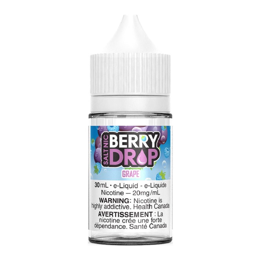 Berry Drop Salt Nic E-Liquid – Grape 30ml