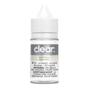 Clear Salt Nic E-liquid – Natural 30ml