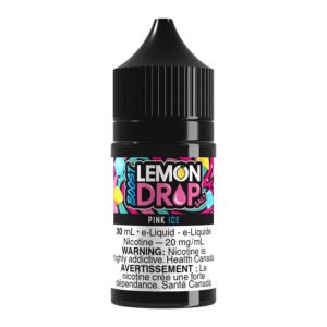 Lemon Drop Boost Salt Nic E-Liquid – Pink Ice