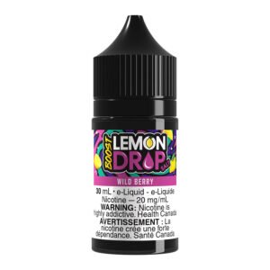 Lemon Drop Boost Salt Nic E-Liquid – Wild Berry