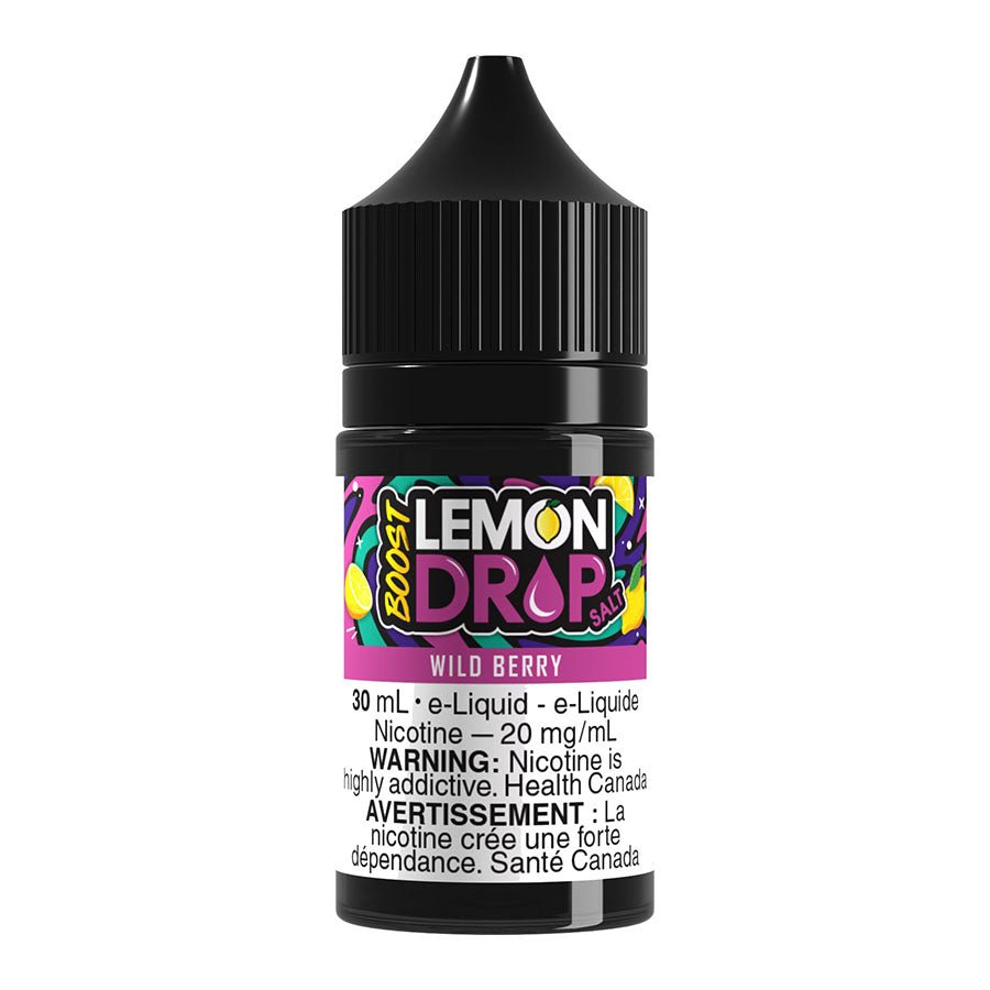 Lemon Drop Boost Salt Nic E-Liquid – Wild Berry