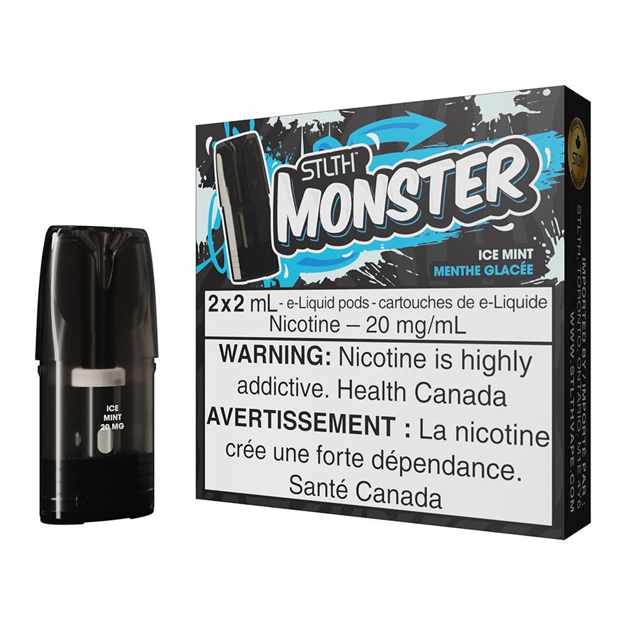 STLTH Monster E-Liquid Pod Pack – Ice Mint