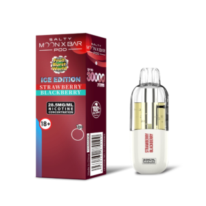 [Ice Ed.] Strawberry Blackberry -Salty Moon X Bar Replacement Pod 28.5mg/mL