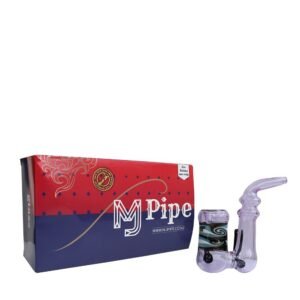 Glass Sherlock Smoking Pipe with hooks 12cm