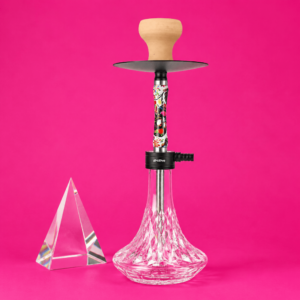 Shisha Glass Artstyle Hookah 1xHose 35cm