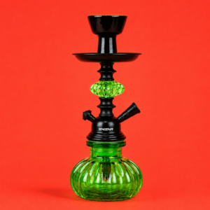 Shisha Glass Flower Hookah 1xHose 22cm