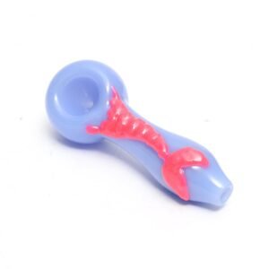 Glass Lobster Spoon Smoking Pipe 11.5cm