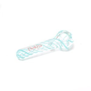 Dokha Glass Twister Spoon Pipe 11cm