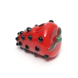 Dokha Glass Spiky Strawberry Spoon Pipe 11cm