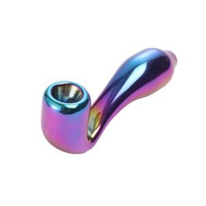 Dokha Glass Prism Smoking Pipe 10cm