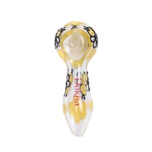 Dokha Glass Honeybee Smoking Pipe 10.5cm