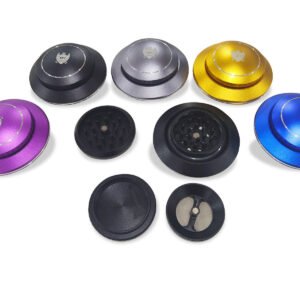 NBT Aluminum UFO Shaped Grinder 79mm 4xParts