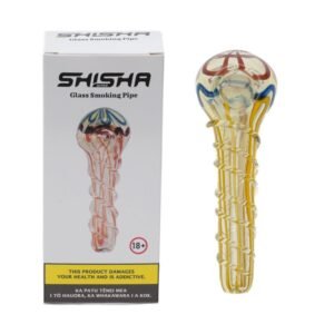 Dokha Lava Glass Smoking Pipe 11cm
