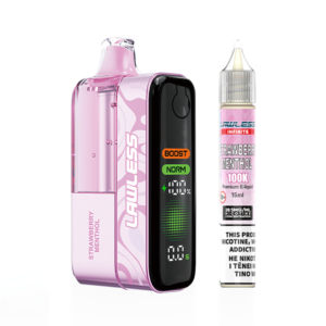 Strawberry Menthol - Lawless 100K Bar Pre-filled Kit 28.5mg/mL
