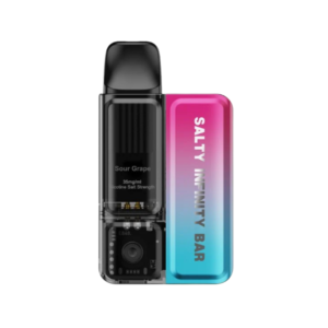 Salty Infinity Bar Sour Grape Disposable Vape 19.95mg/mL