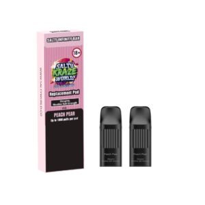 [Ice Ed.] Peach Pear -Infinity Bar Replacement Pods -2pk | 19.95mg/mL