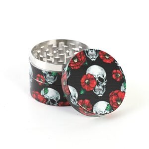 NBT Aluminum Skull Flower Grinder 50mm 4xParts
