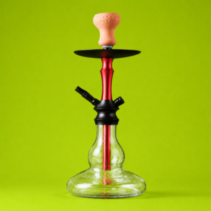 Shisha Glass Pearl Hookah 1xHose 42cm