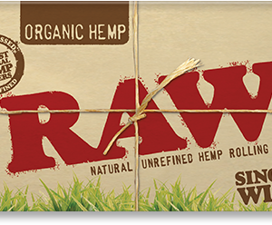 RAW Organic Hemp Single Wide Double Feed (100pks)