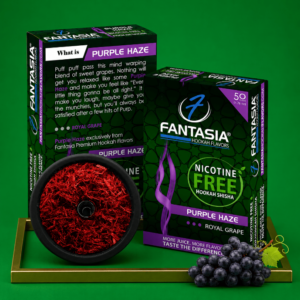 Fantasia NIC-FREE PURPLE HAZE Hookah Shisha Flavor 50g