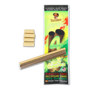 Honey Puff Organic Hemp Wrap -Juicy Pineapple (4pk)