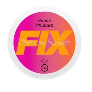 FIX Peach Rhubarb Nicotine Pouch 8mg