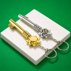 Metal Key Shape Smoking Pipe 10cm